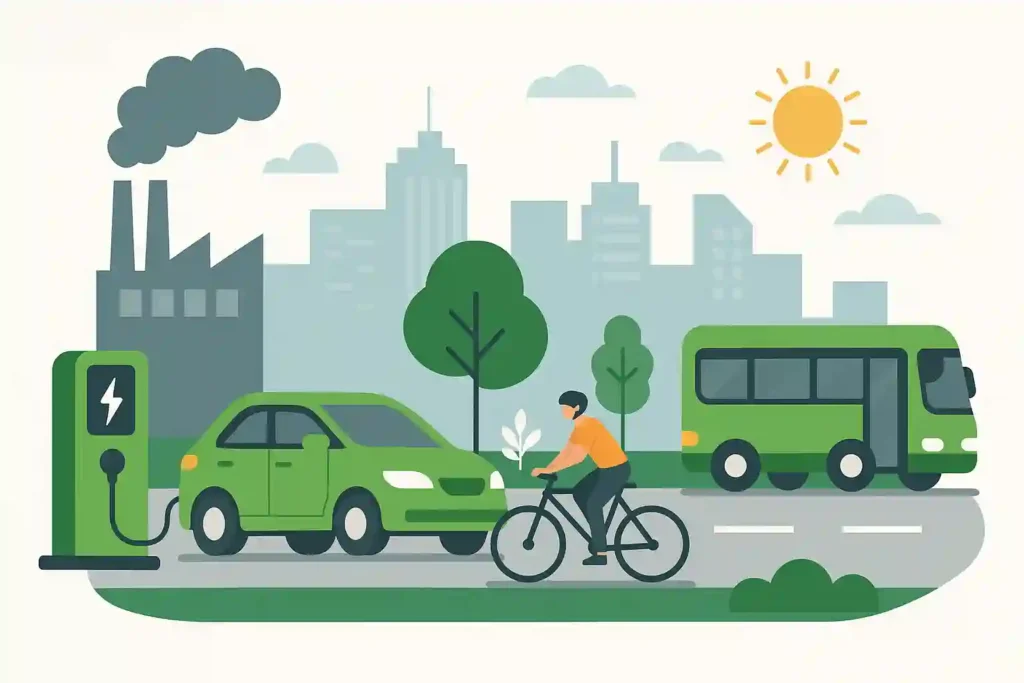 Reducing Carbon Emissions through Sustainable Transportation